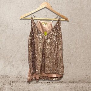 Gianni Bini Sequin Tank NWT